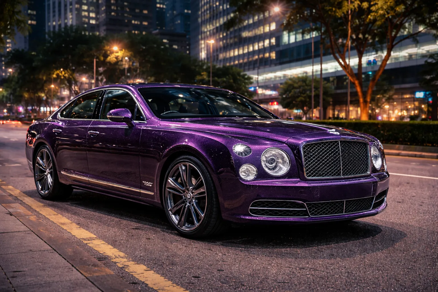 Glitter Venice Purple